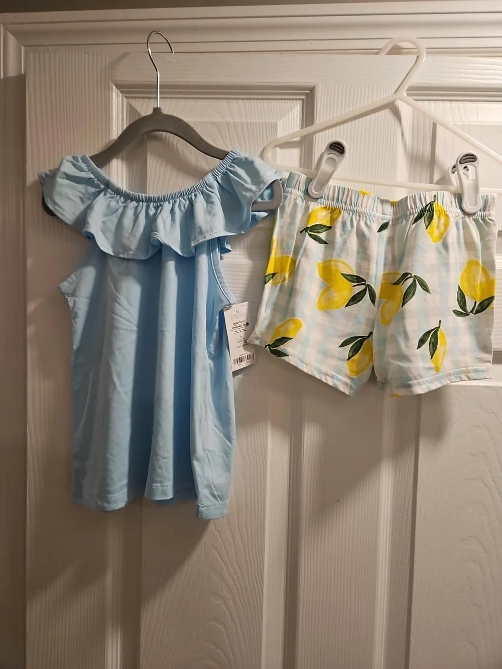Carter's Girls 3 Piece Lemon Mix & Match Set, 5T NWT